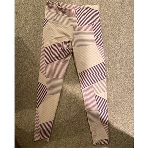 Old navy purple striped leggings